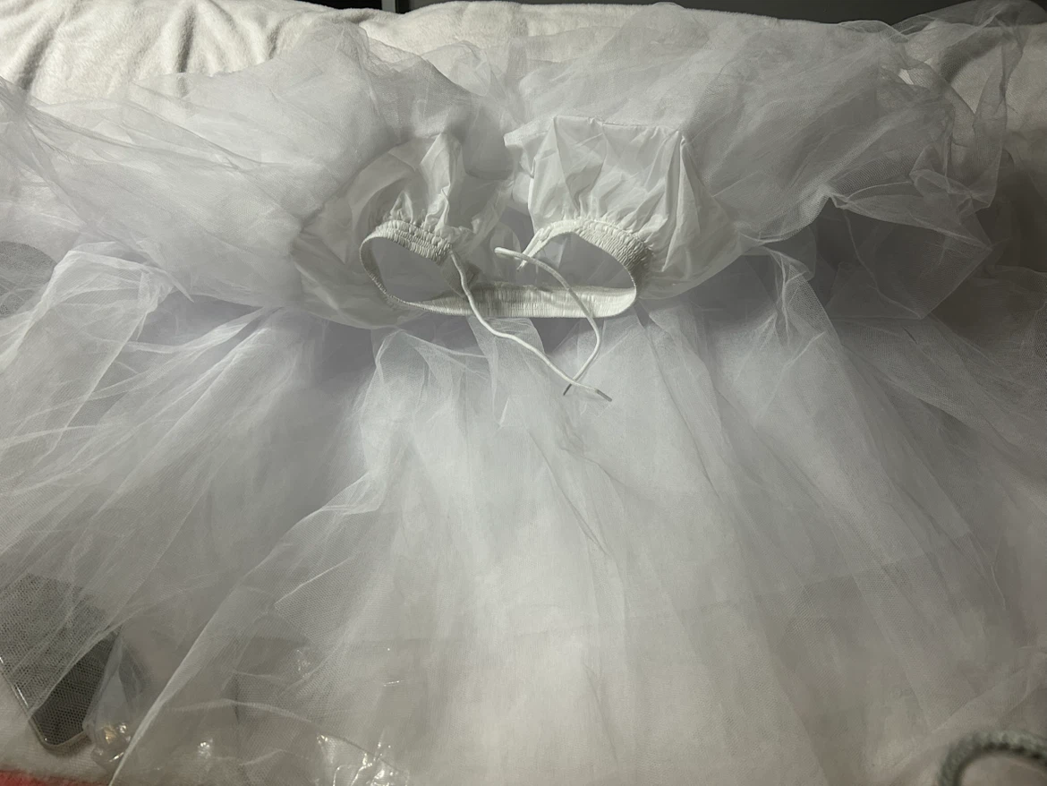 New-White Tulle Petticoat -One Size - photo 4