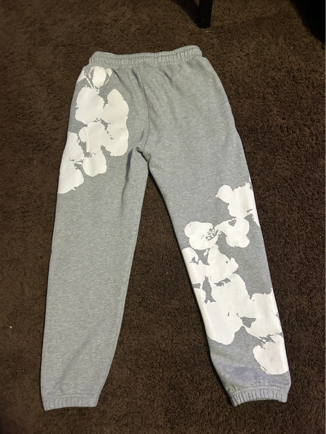 Denim Tears Grey Sweatpants Floral Print Size M - photo 2