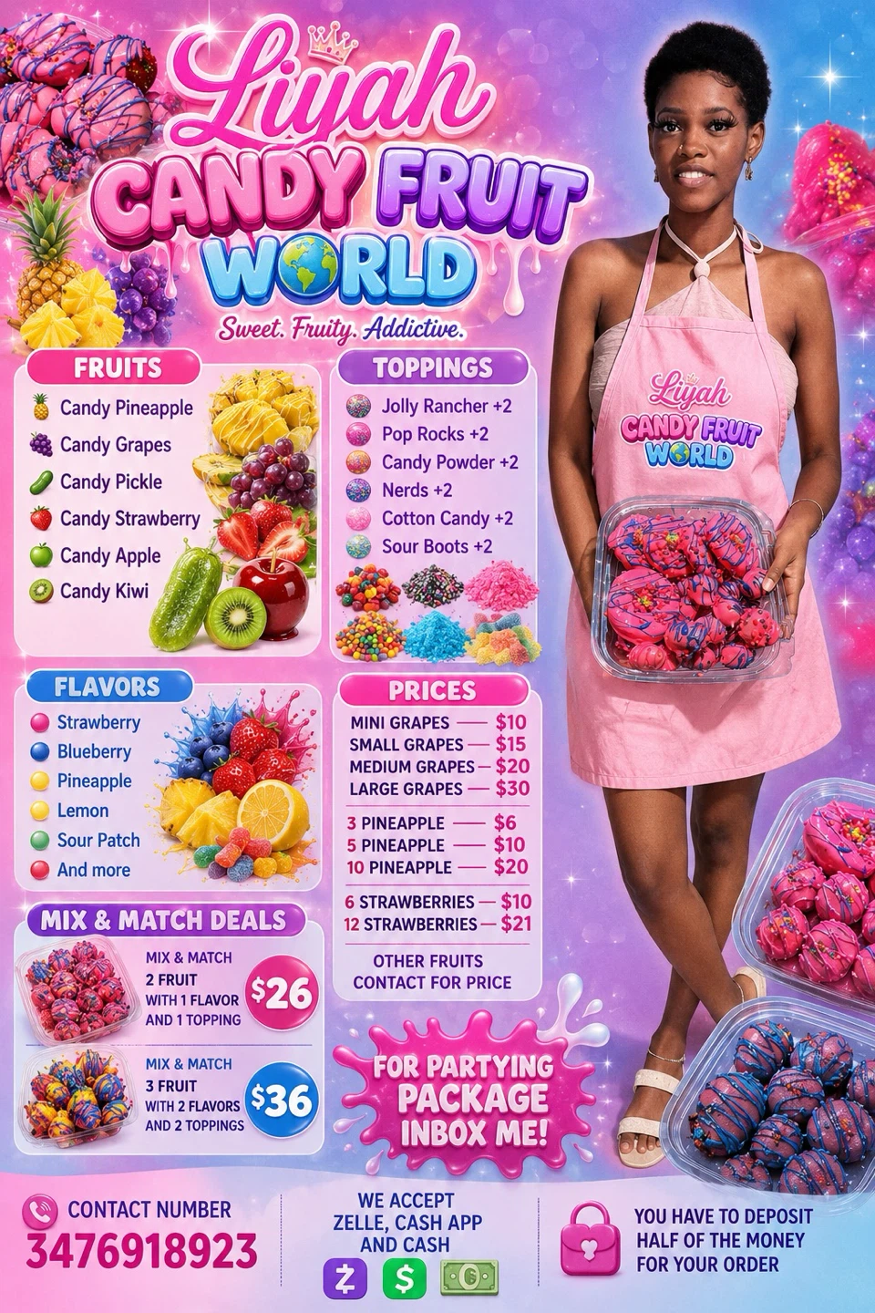 Liyah's Candy Fruit World Treats - photo 2