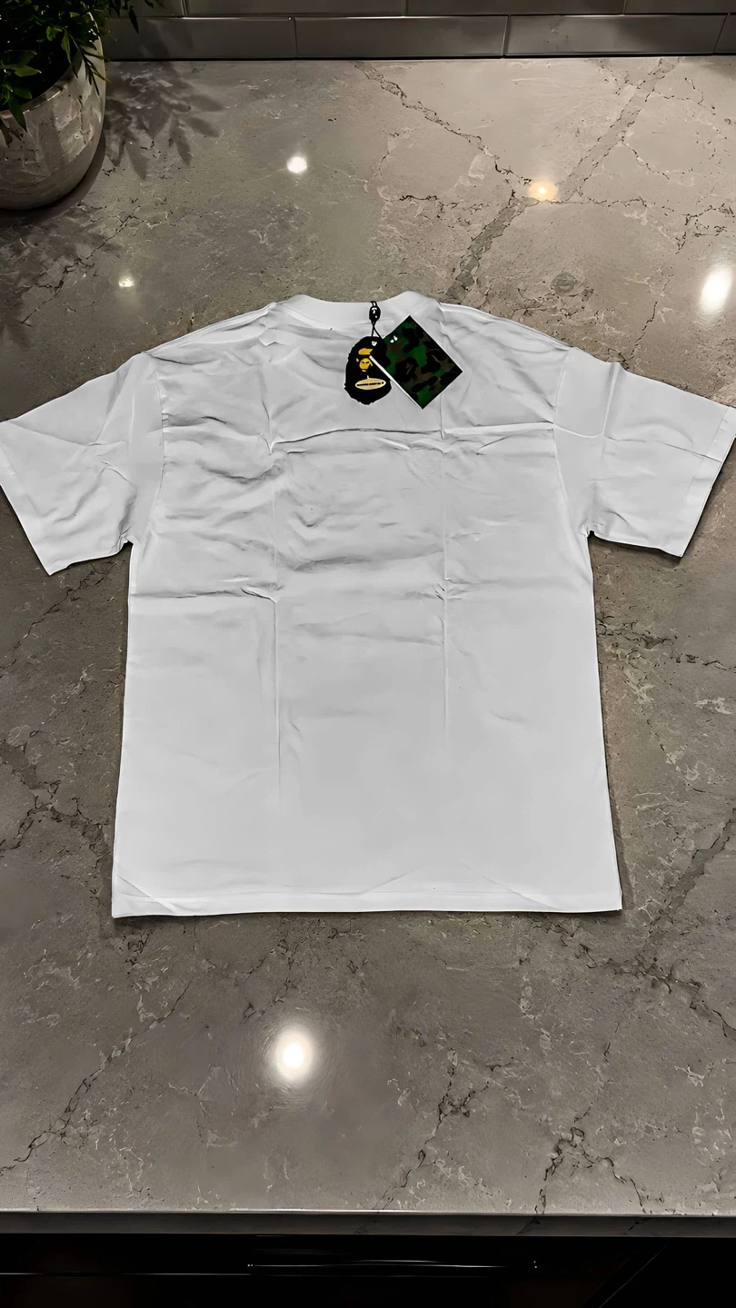 A Bathing Ape White T-Shirt, Size Large - photo 2
