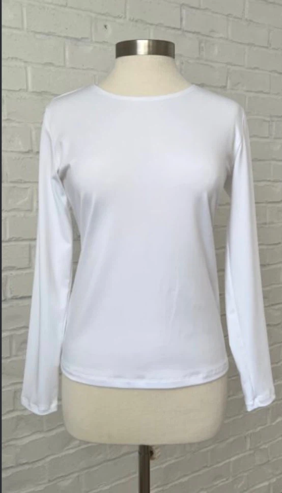 Lord & Taylor Iconic Fit White Long Sleeve Shirt Size L - photo 4