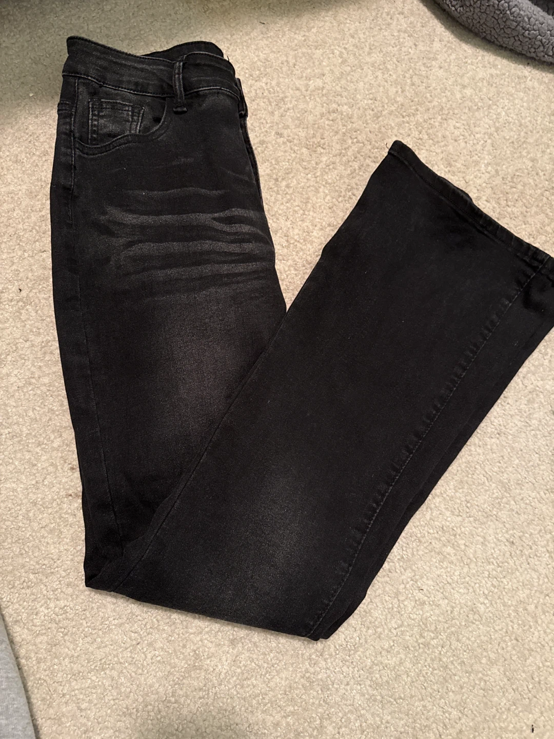 Black Flare Jeans