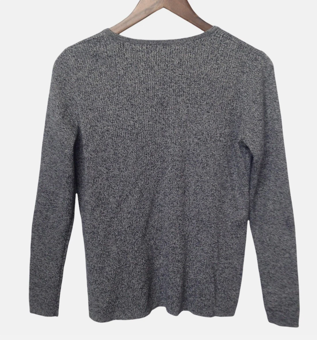 V-Neck Sweater - Grey - photo 2