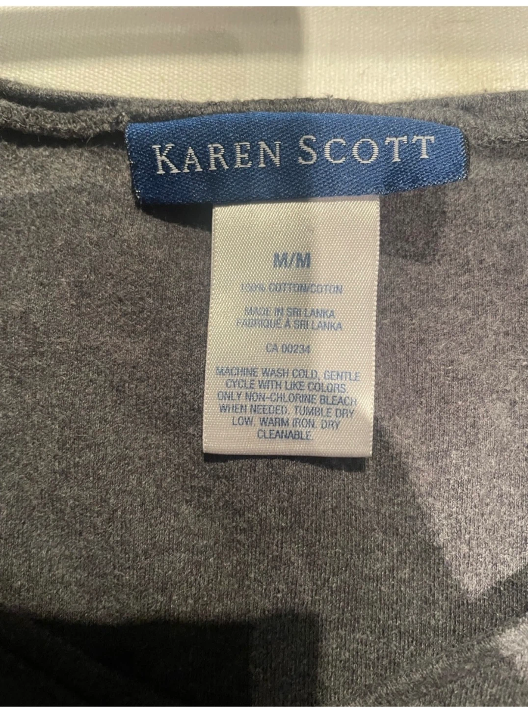 V-Neck Sweater - Grey - photo 3