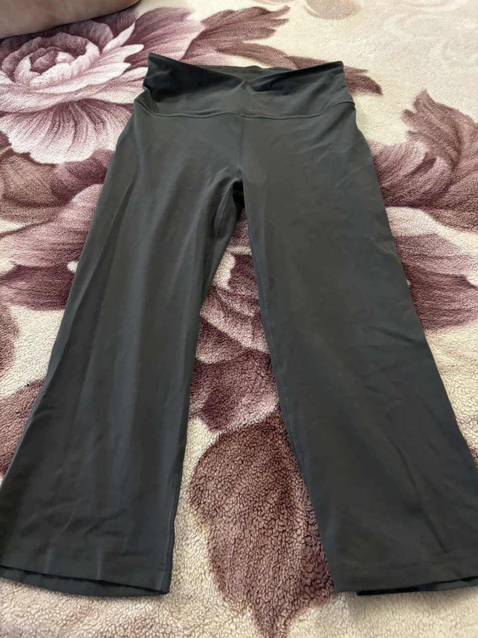 Lululemon Black High-Rise Wide Leg Pants