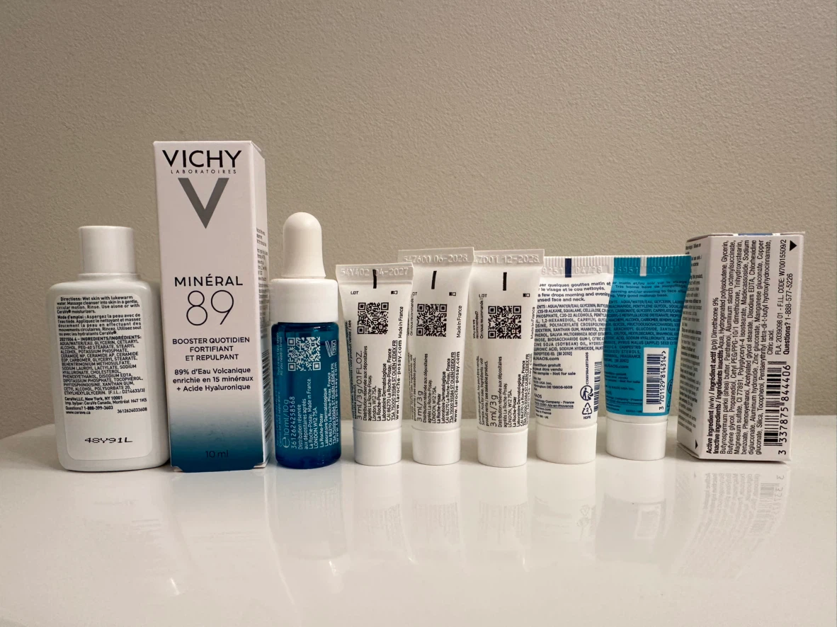 🆕 Skincare Sample Set: CeraVe, Vichy, La Roche-Posay, Bioderma - photo 2