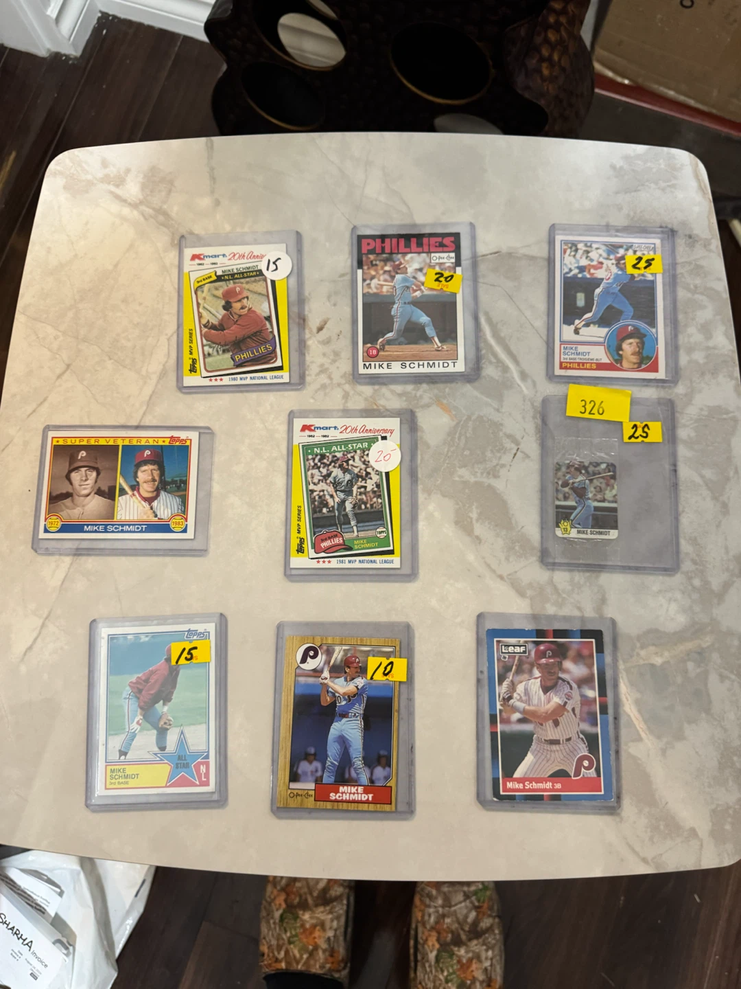 Collection of Mike Schmidt Baseball Cards