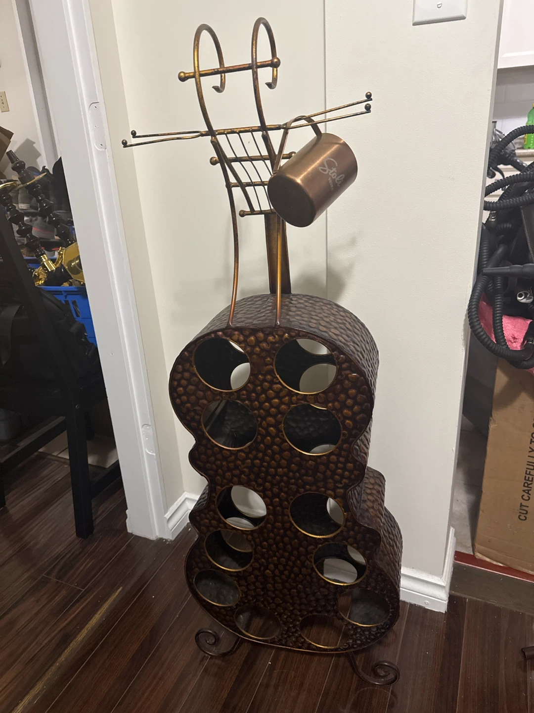 Decorative Guitar Wine Rack
