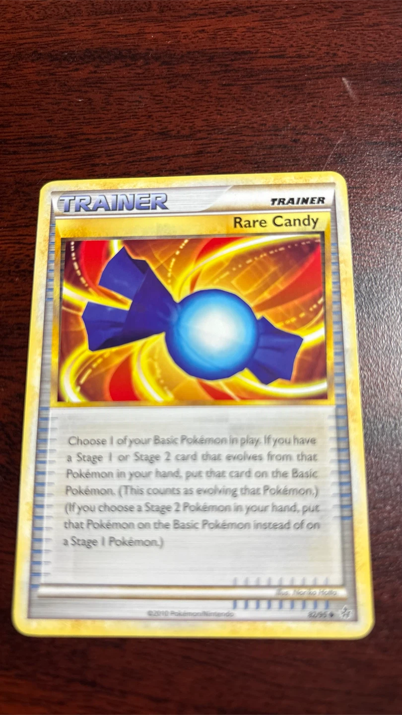Lugia water energy card, and two rare candies - photo 3