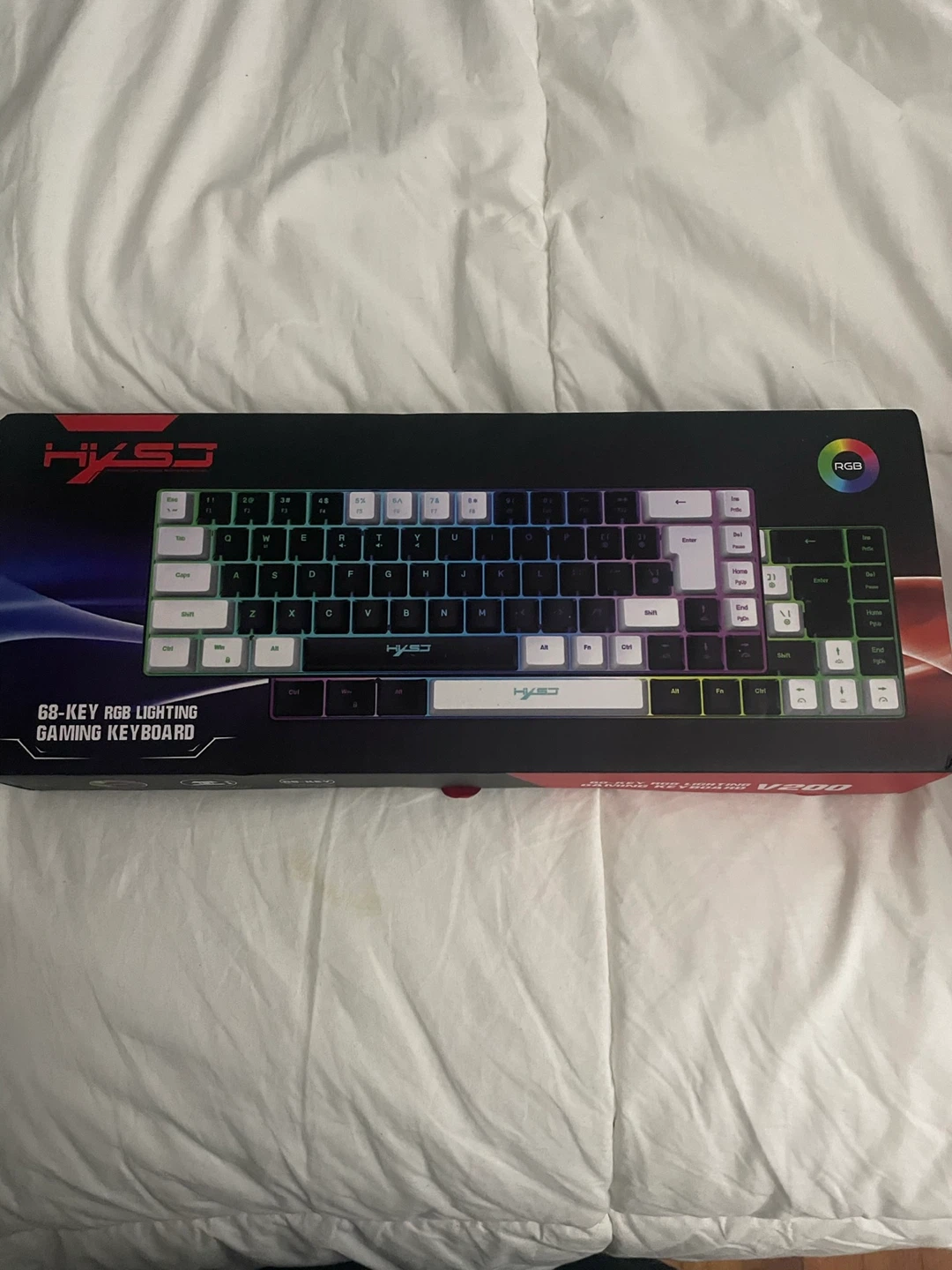 HXSJ V200 68-Key Wired Gaming Keyboard - photo 2