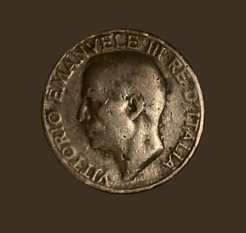 1924 Italian 10 Centesimi Coin
