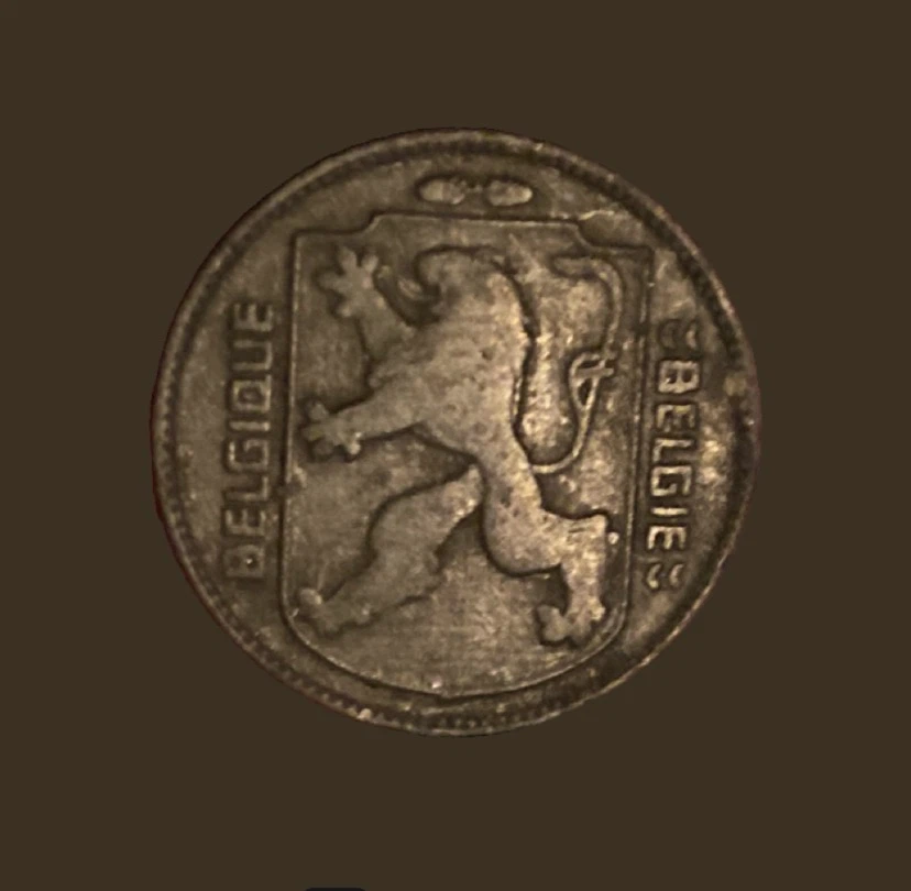 1943 Belgium 1 Franc Coin