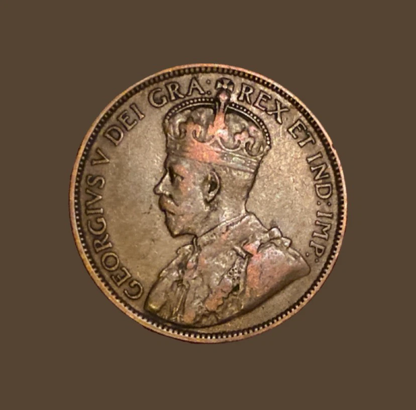 1918 Canadian One Cent Coin
