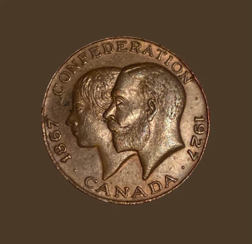 1927 Canadian Confederation Commemorative Coin