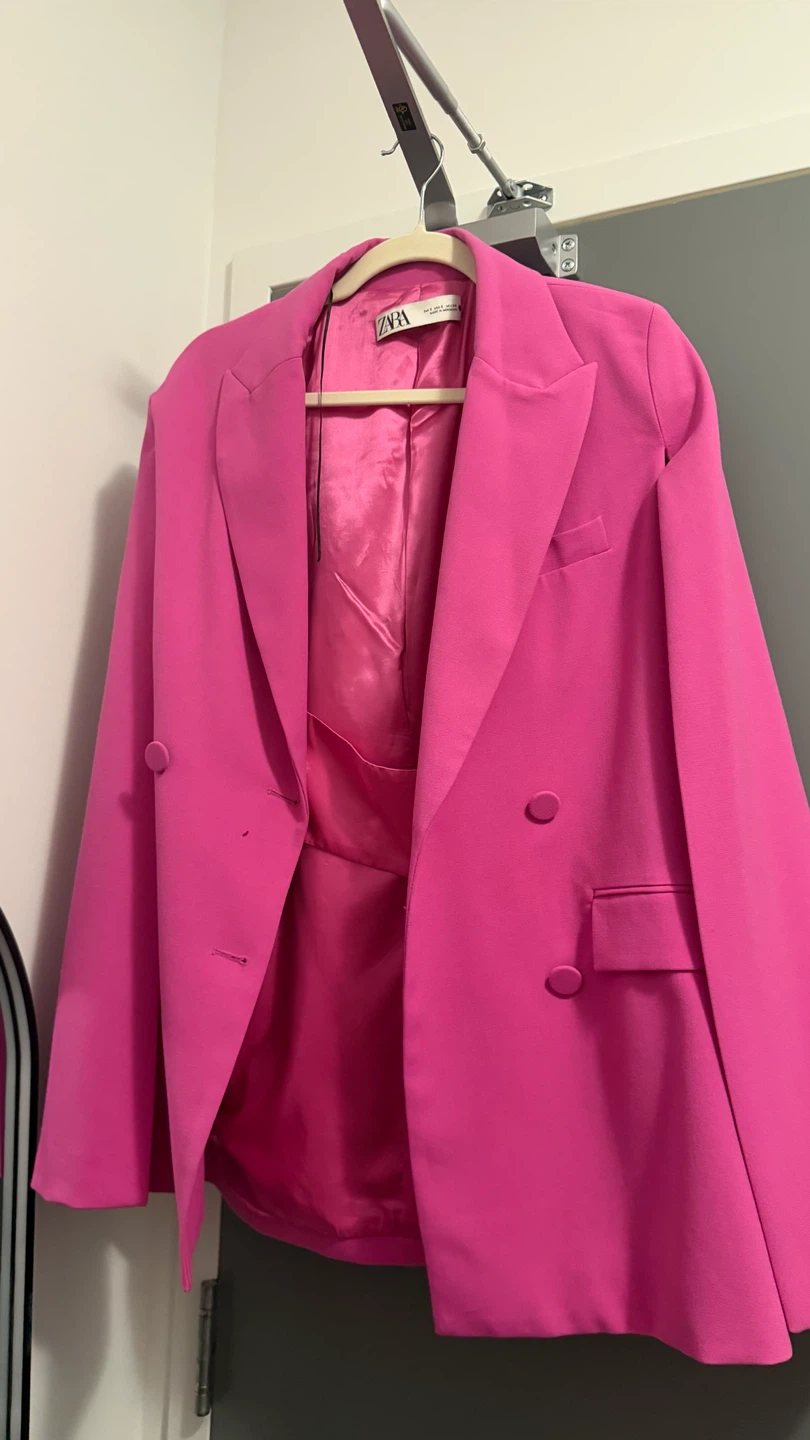 Zara Hot Pink Blazer