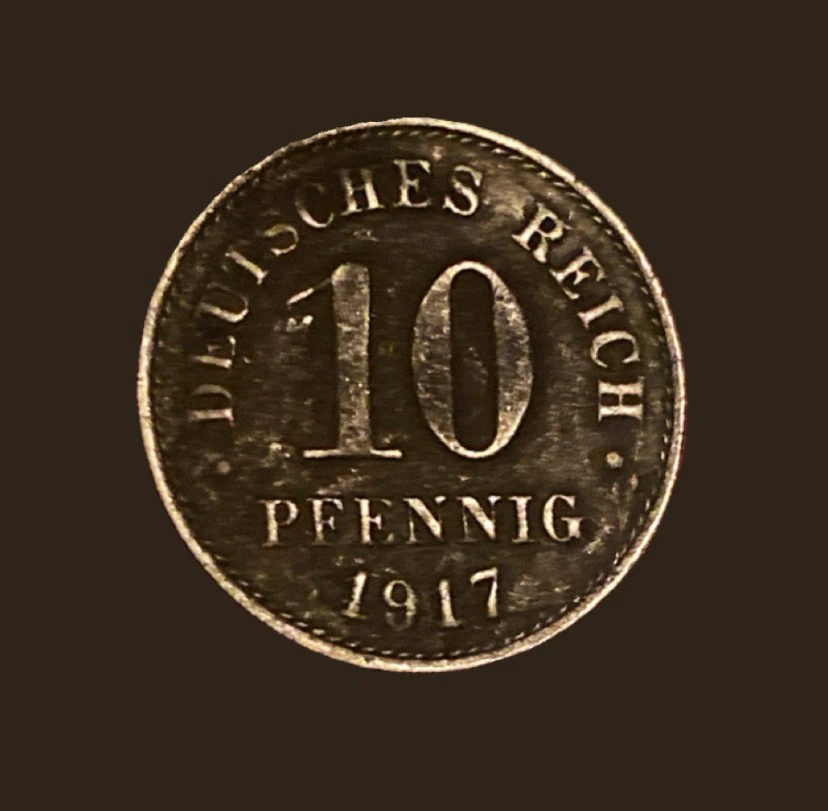 1917 Deutsches Reich 10 Pfennig Coin - photo 2