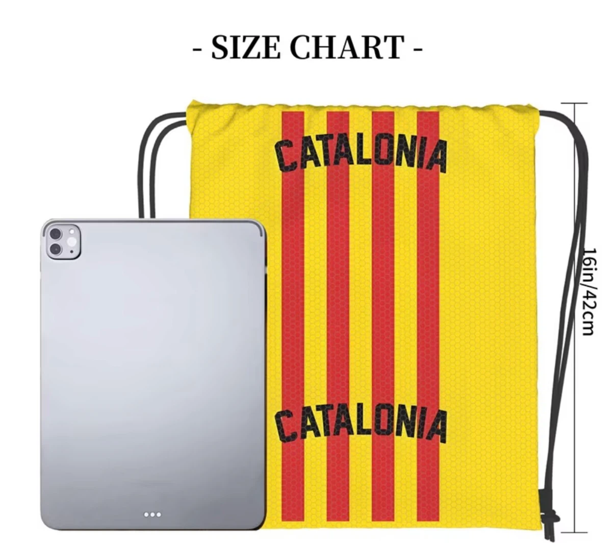 Català or Catalonia 🟠🟡 Drawstring Bag - photo 2
