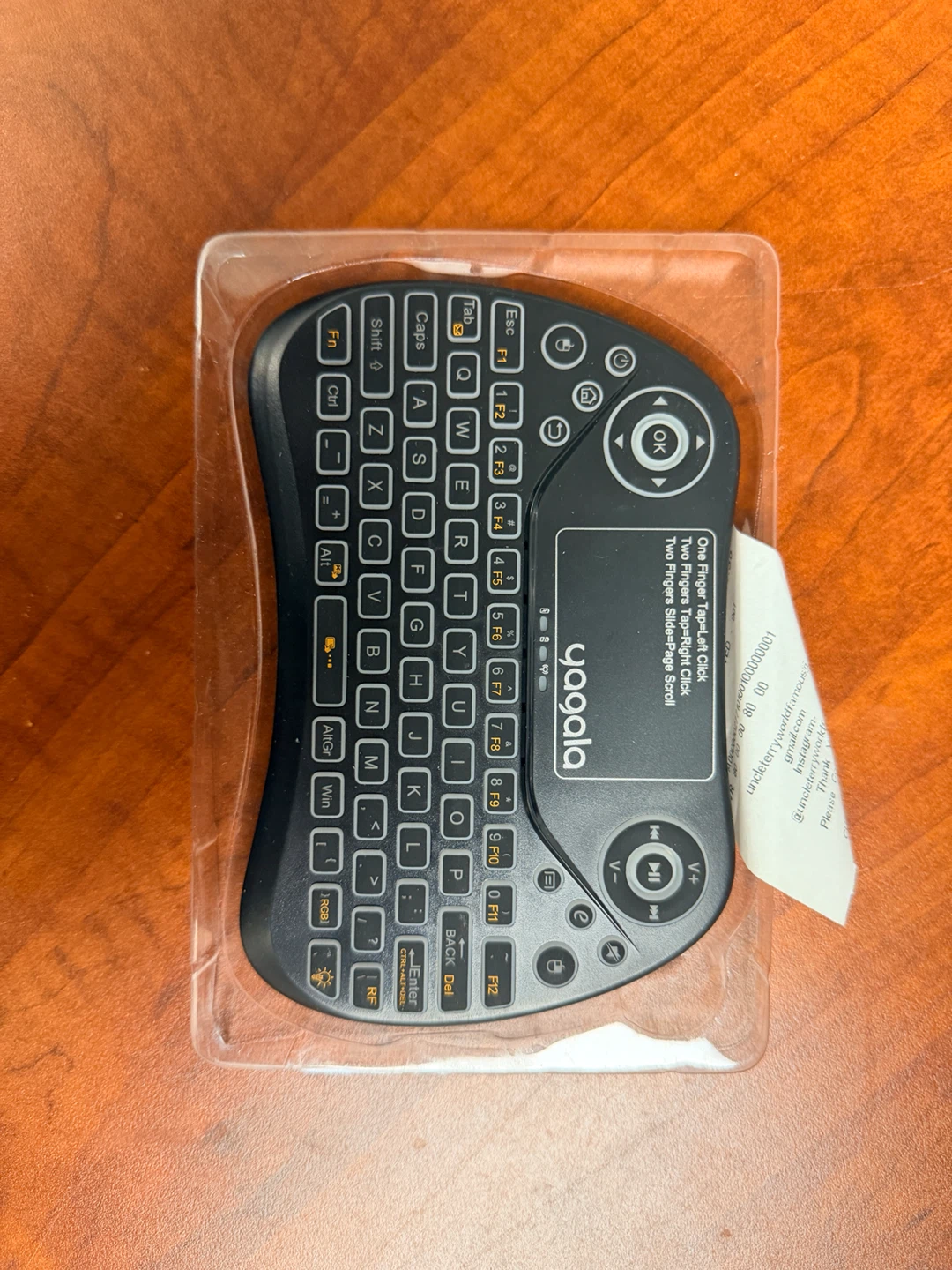 Yaqala Wireless Mini Keyboard with Touchpad