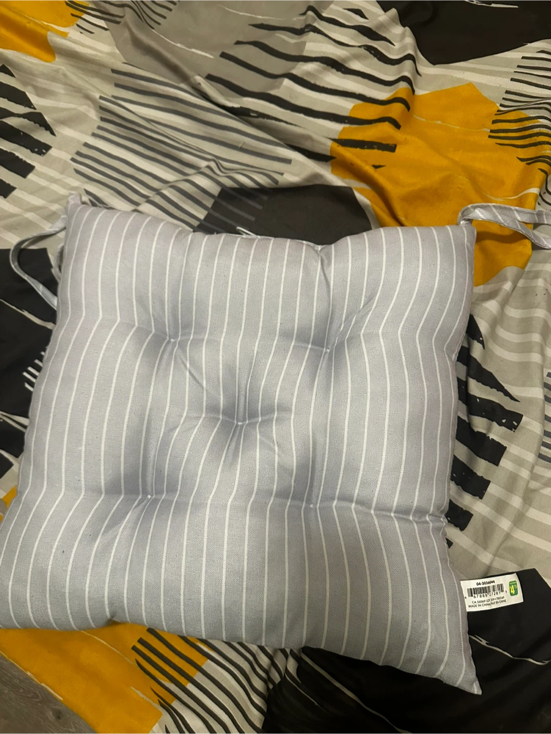Striped Chair Seat Cushion