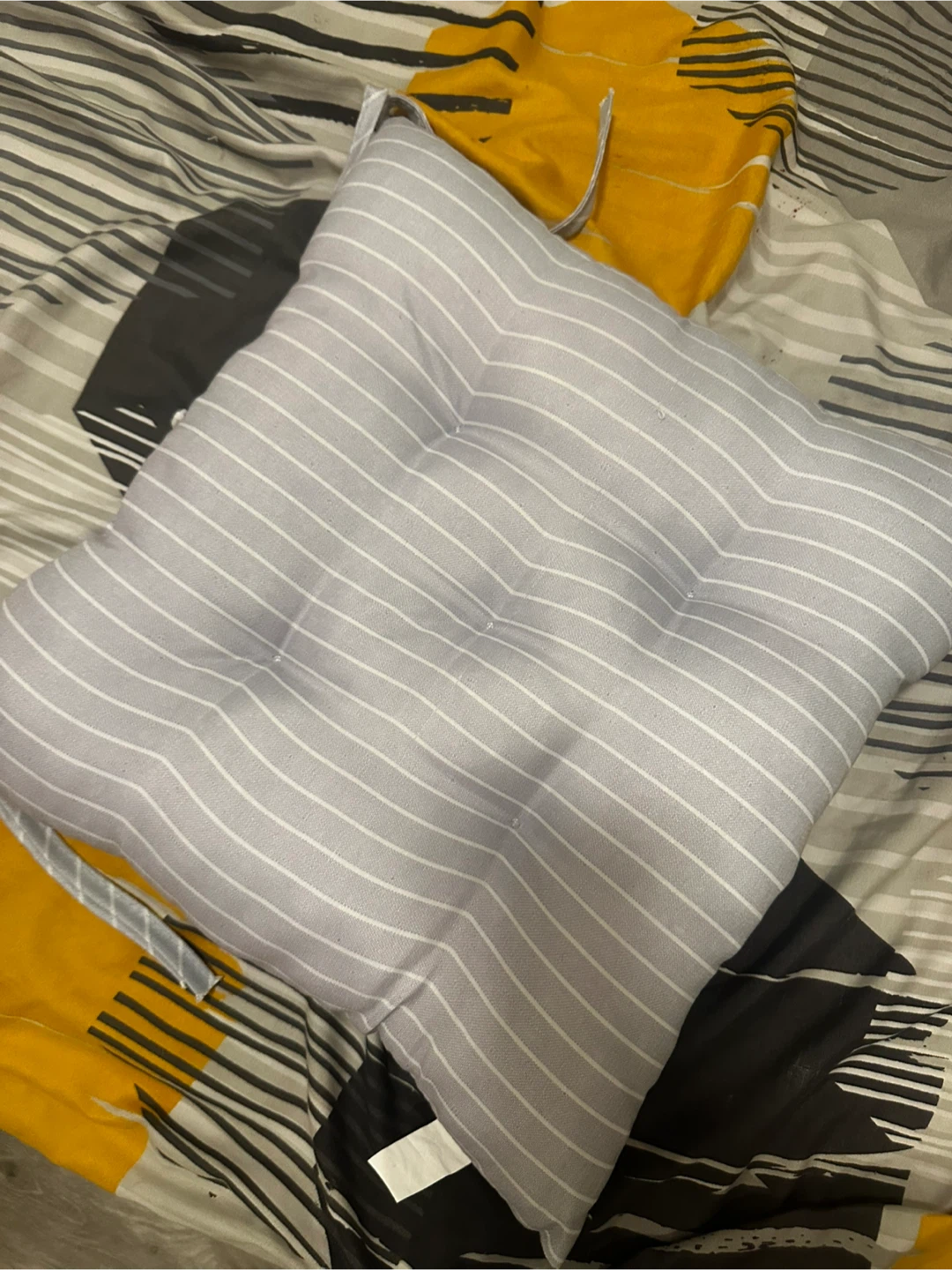 Striped Chair Seat Cushion - photo 2