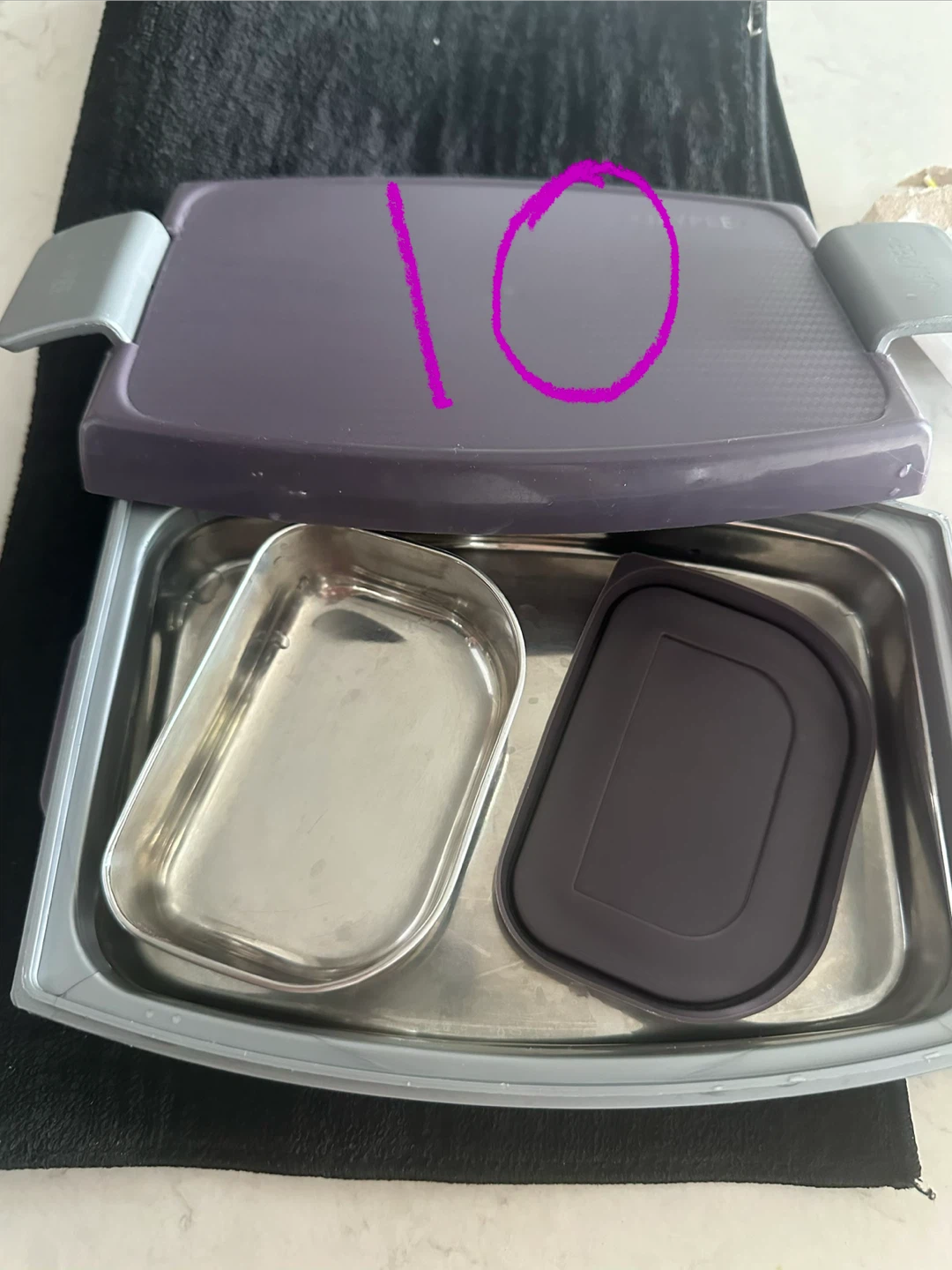 Jaypee Food Grade Stainless Steel Lunch Container - photo 3
