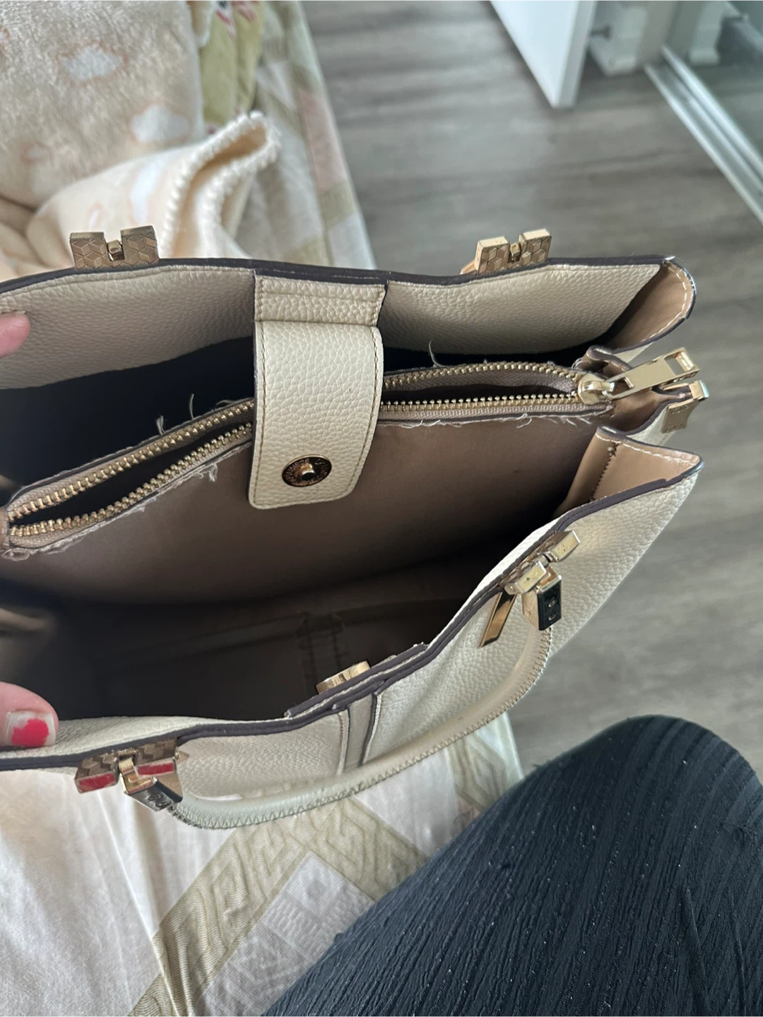 Aldo Cream Structured Handbag - photo 5