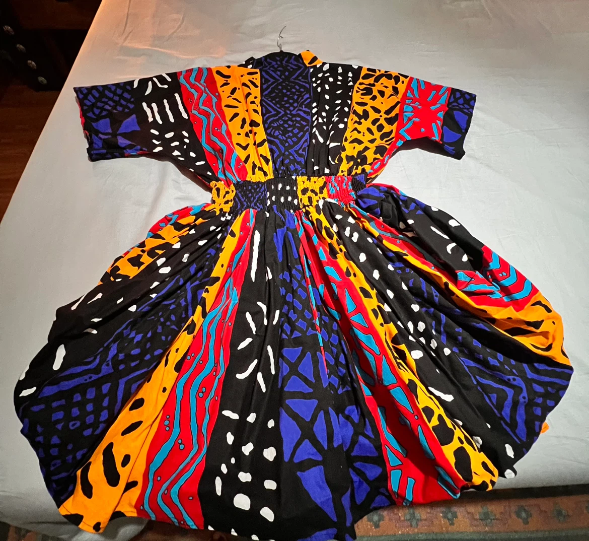 Vibrant African Print Mini Dress - photo 3