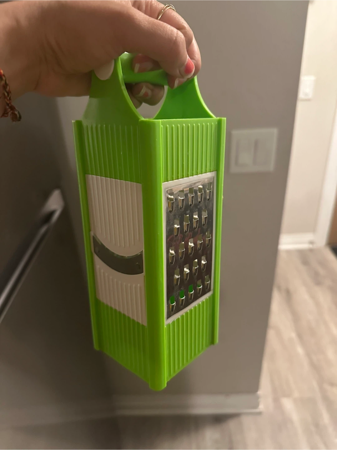 Green Multi-Sided Kitchen Grater