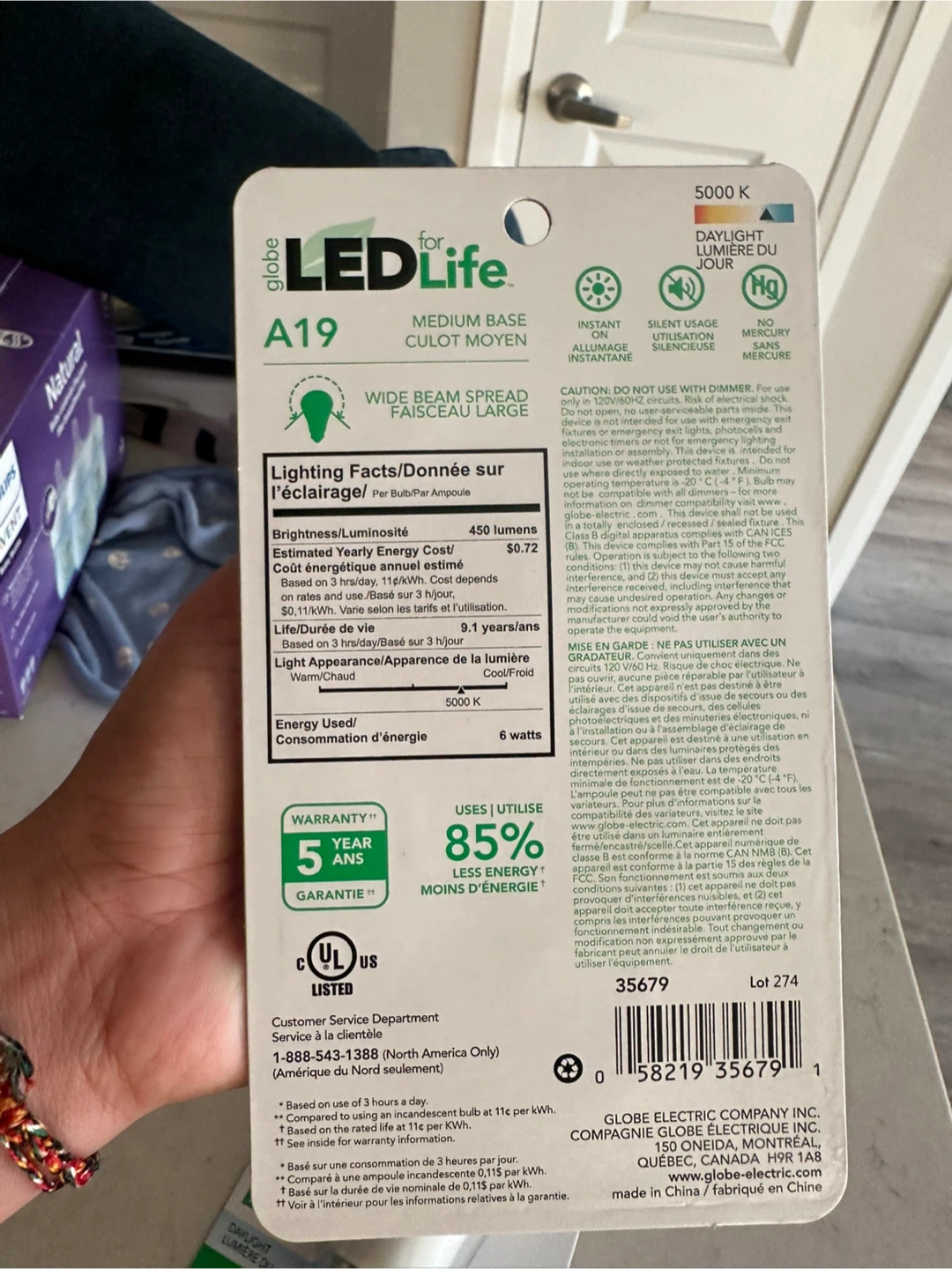Globe LED A19 Light Bulbs - photo 2