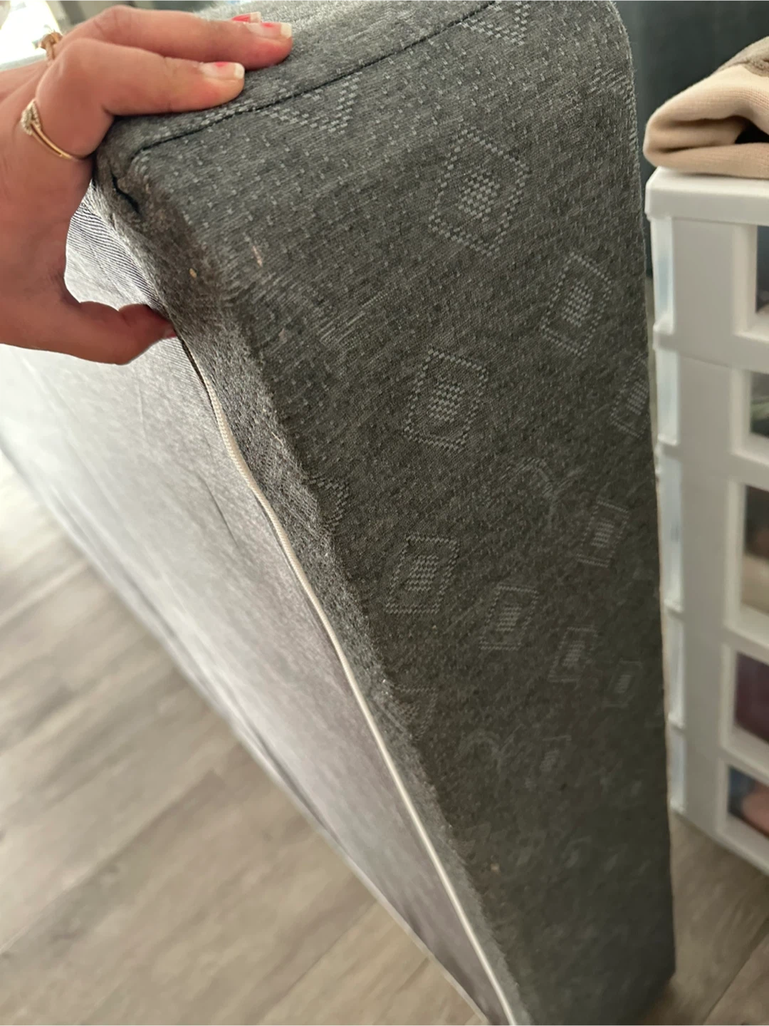 Two Twin Size Box Springs and king mattress