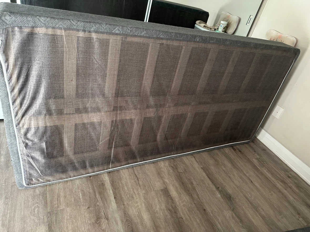 Two Twin Size Box Springs and king mattress - photo 3
