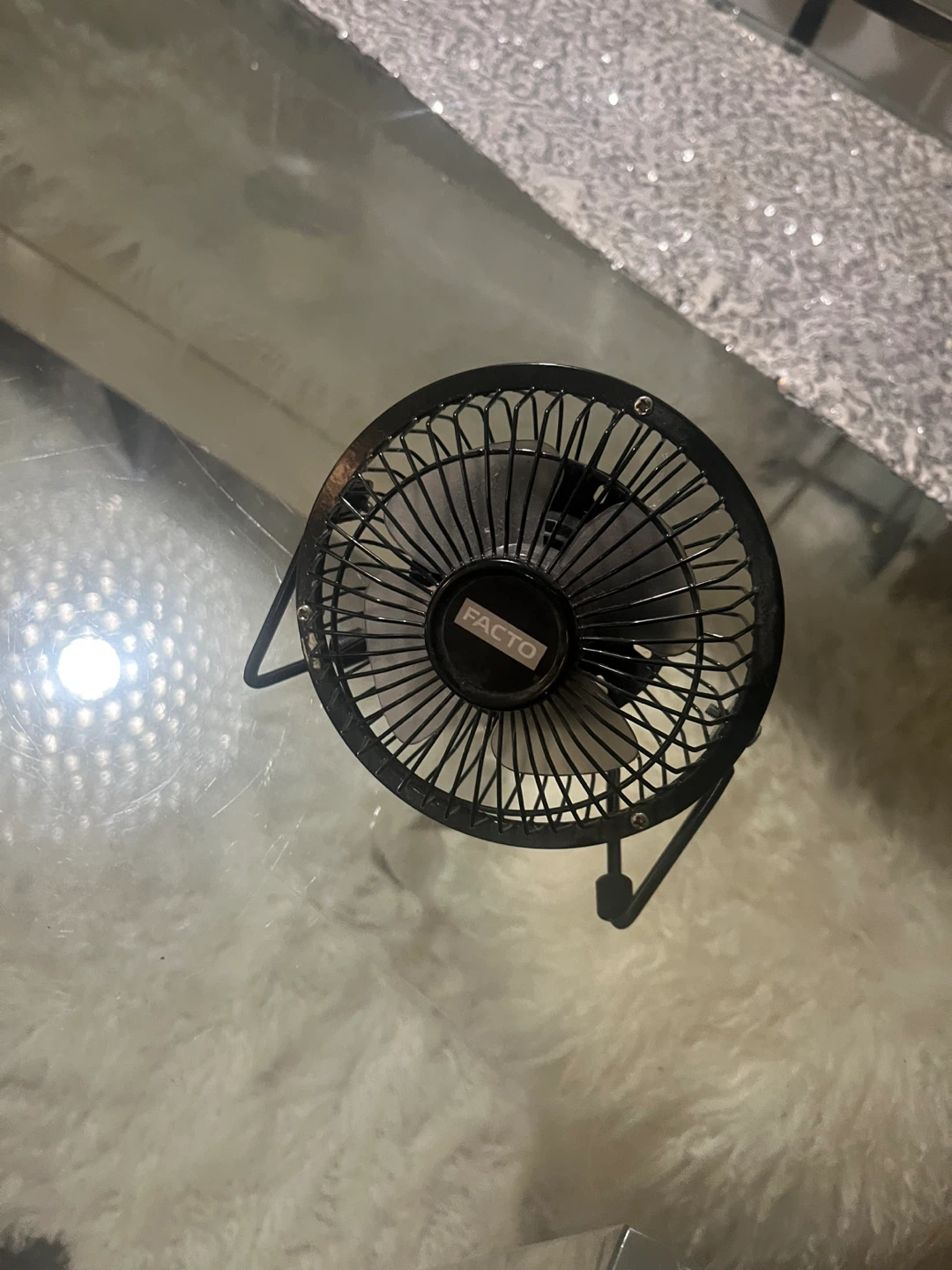 FACTO 4" Metal USB Fan