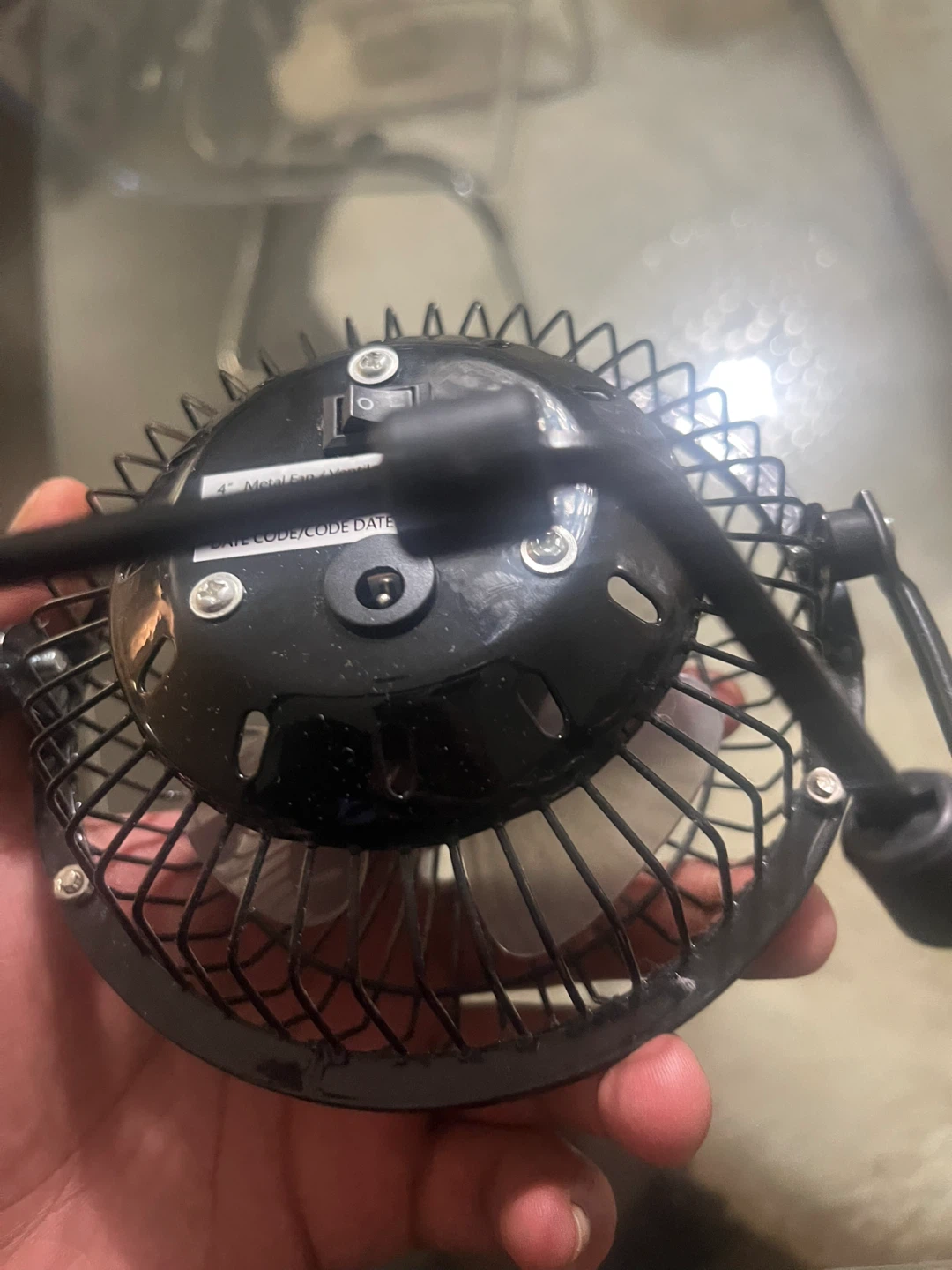 FACTO 4" Metal USB Fan - photo 3