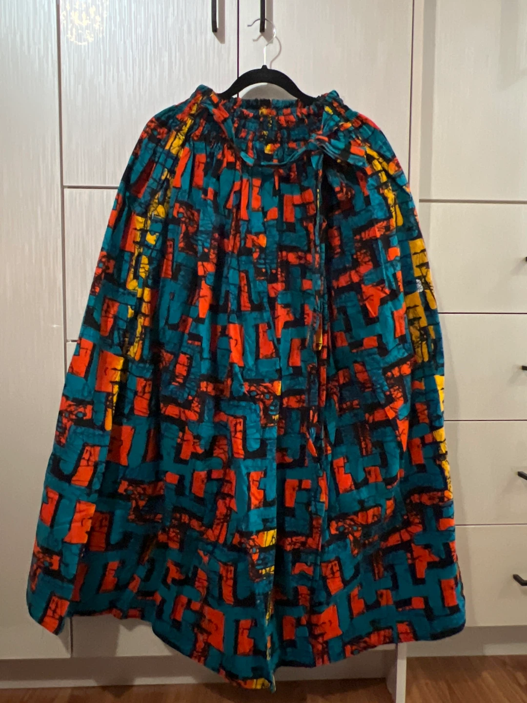 African Print Maxi Skirt