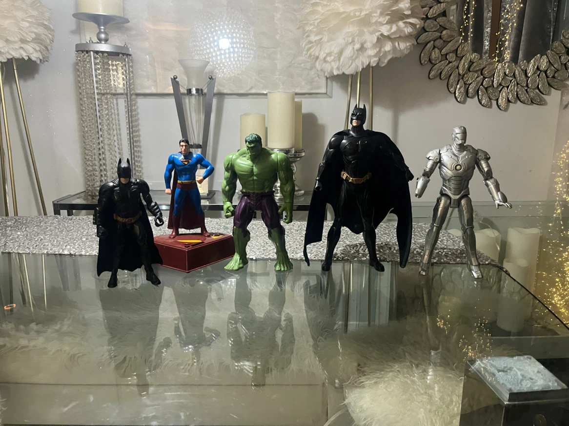 DC Comics & Marvel Superhero Action Figures (big figs) lot
