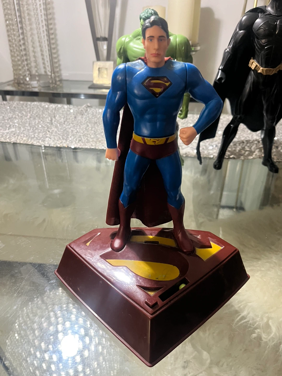 Superman Action Figure with Display Base