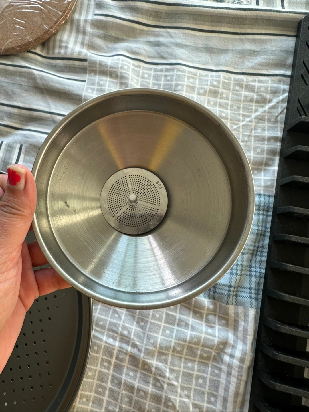 Stainless Steel Kitchen Funnel with Strainer