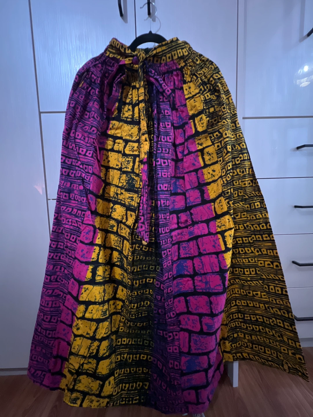 Colourful African Print Maxi Skirt