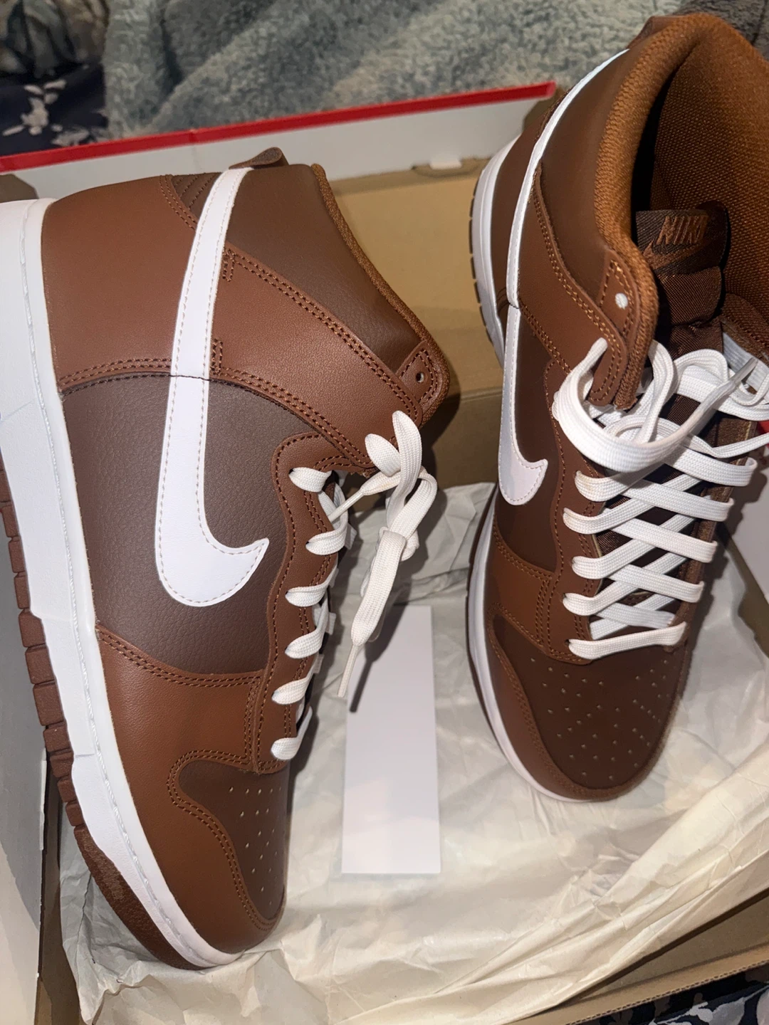 Nike Dunk Hi Retro "Pecan/White-Cacao Wow" Sneakers