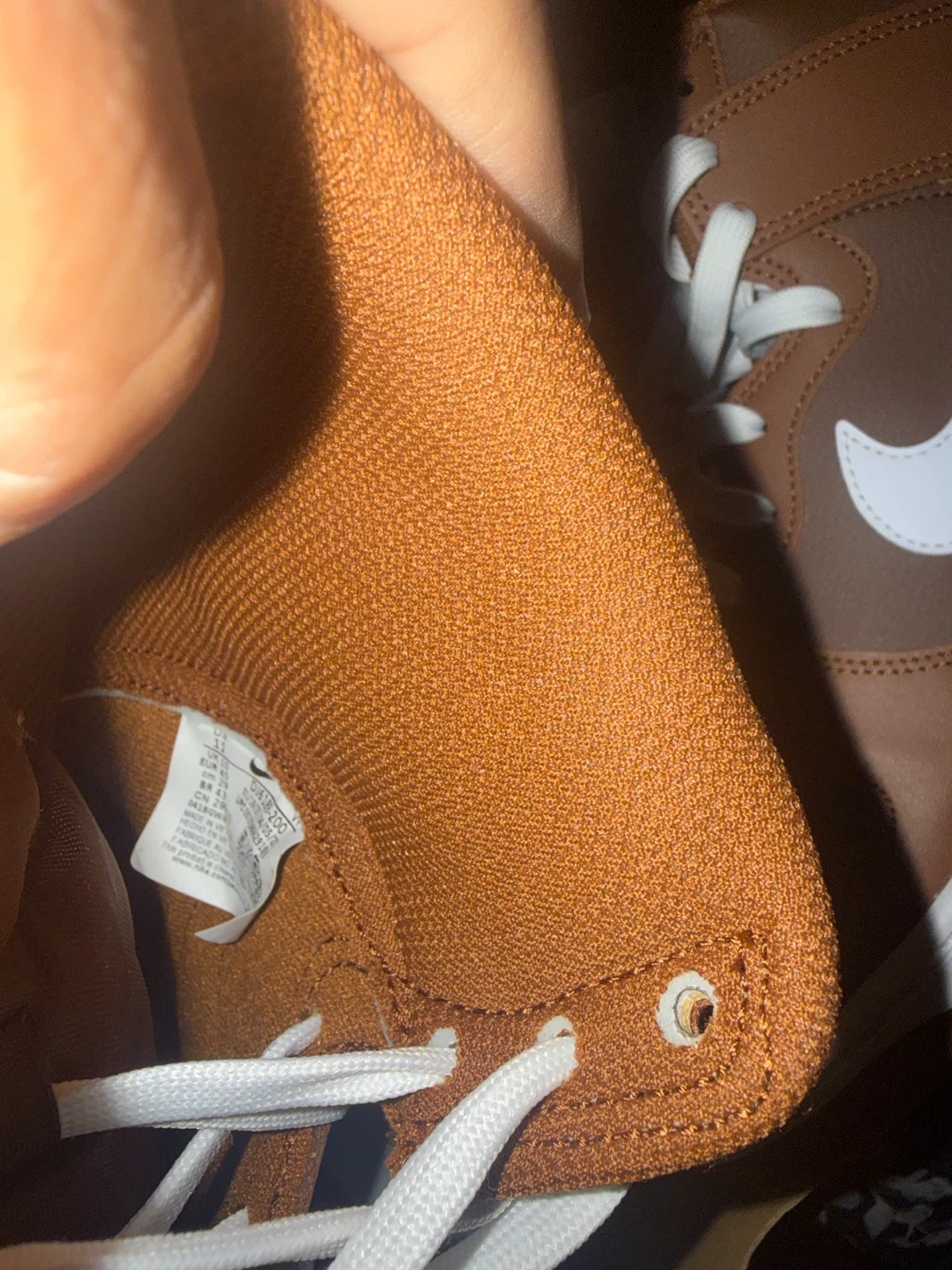 Nike Dunk Hi Retro "Pecan/White-Cacao Wow" Sneakers - photo 3