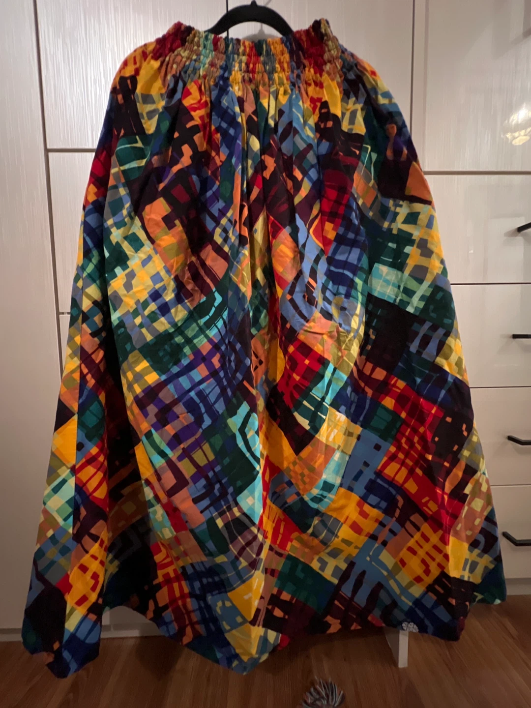 Vibrant Print Maxi Skirt