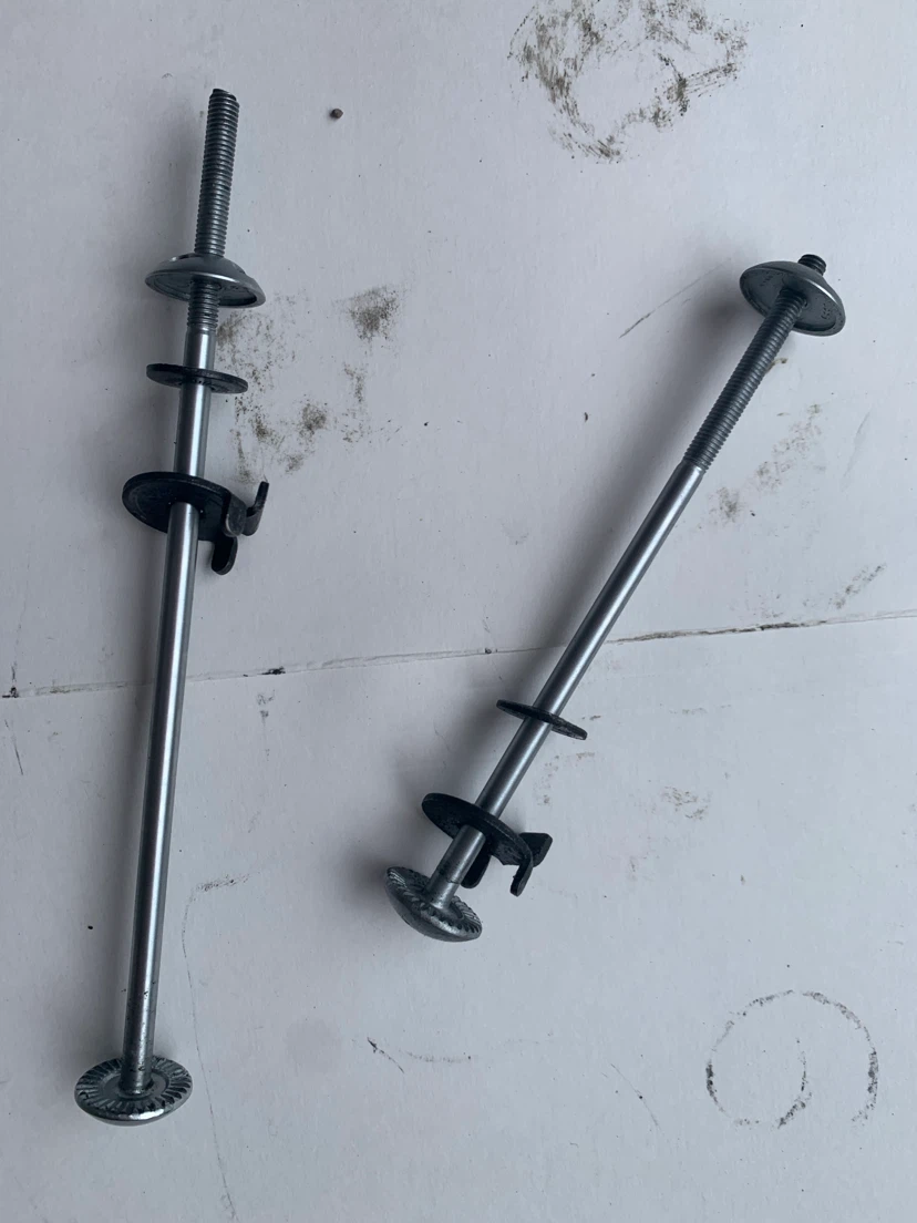 Pair of Metal Screws with Washers