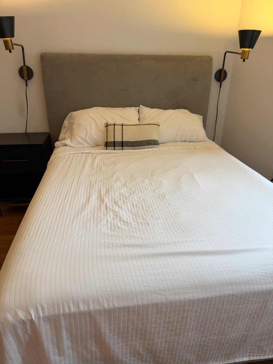 West Elm Headboard, Frame and FREE Mattress