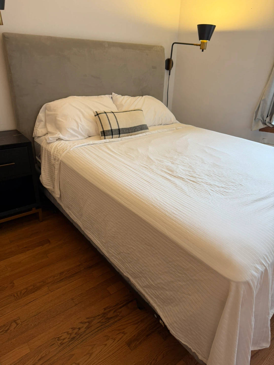 West Elm Headboard, Frame and FREE Mattress - photo 2