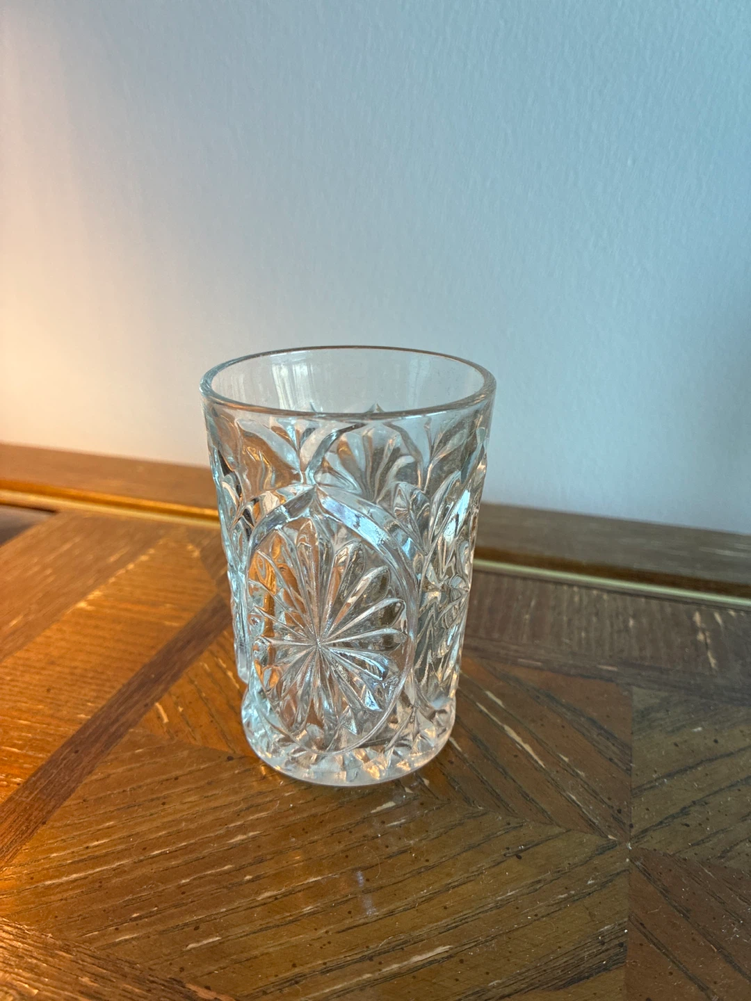 Mini Baccarat Etched Crystal Vase