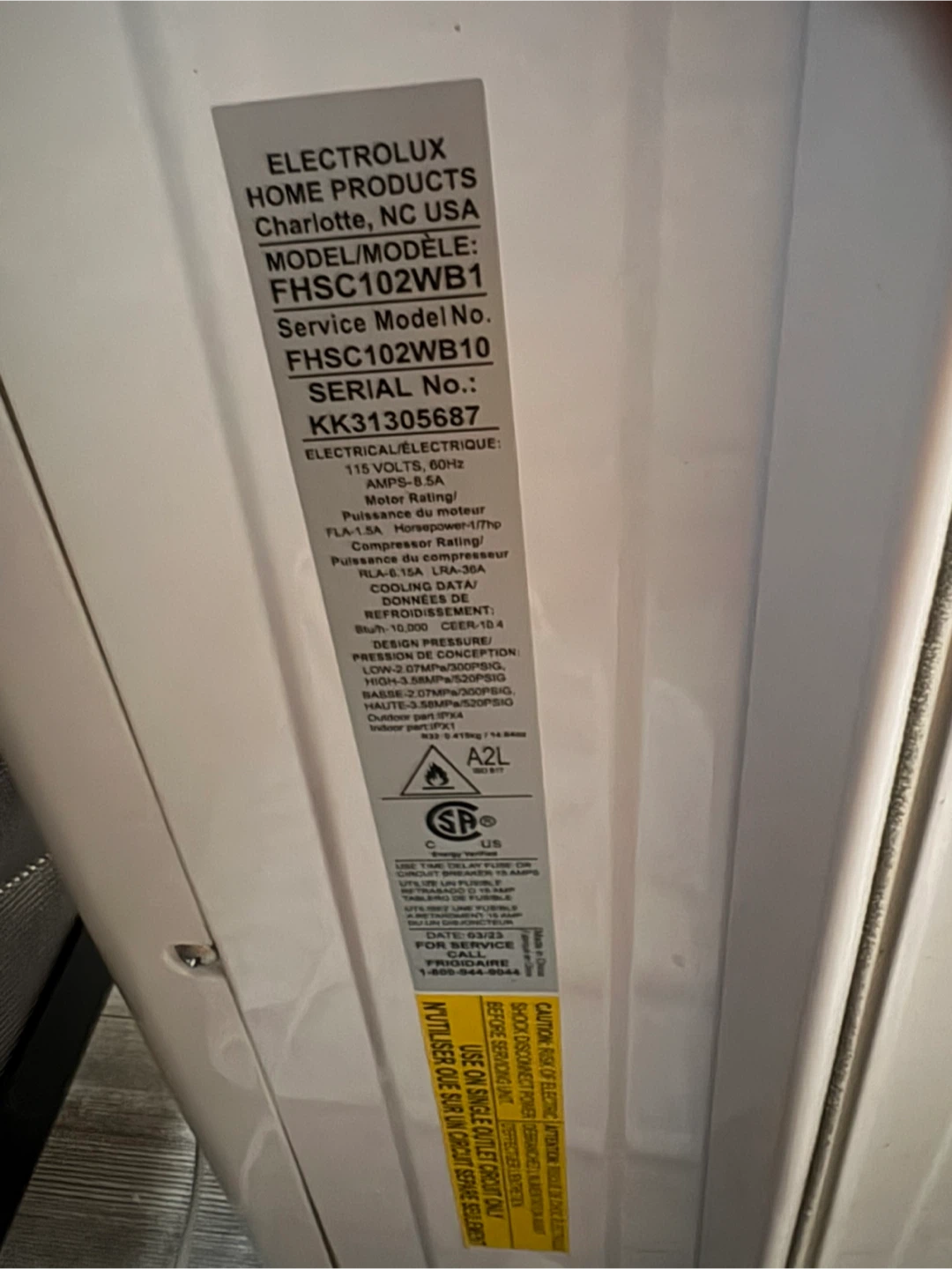 Frigidaire 10,000 BTU Window Air Conditioner - photo 3