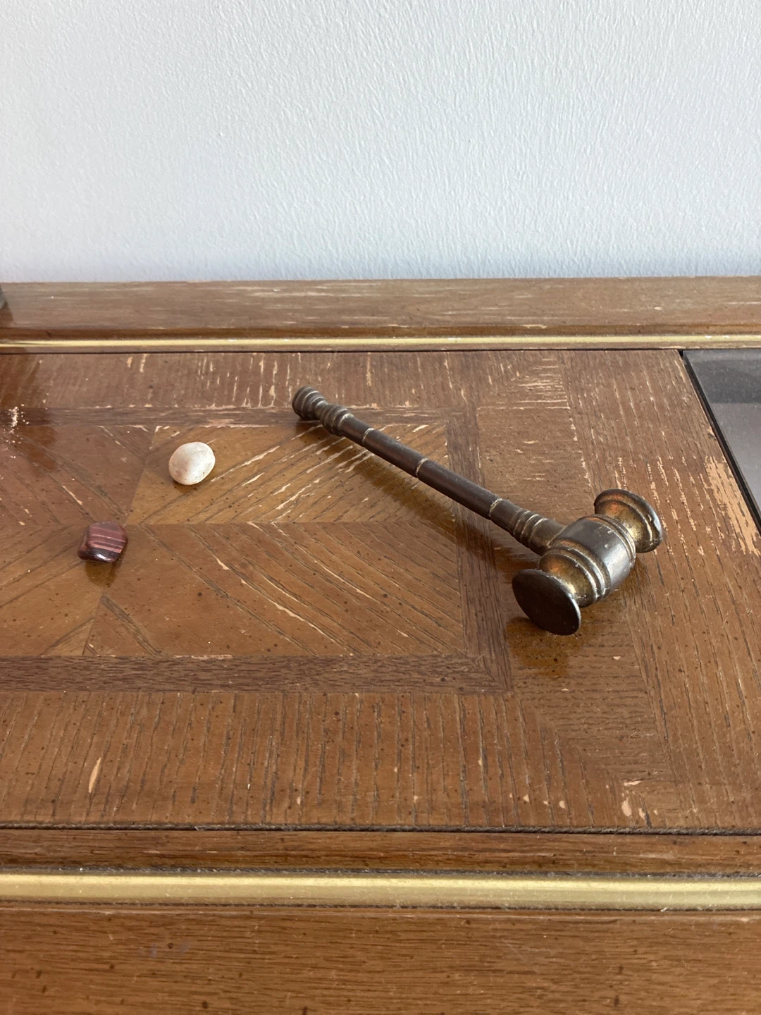 Brass Gavel For Law Office