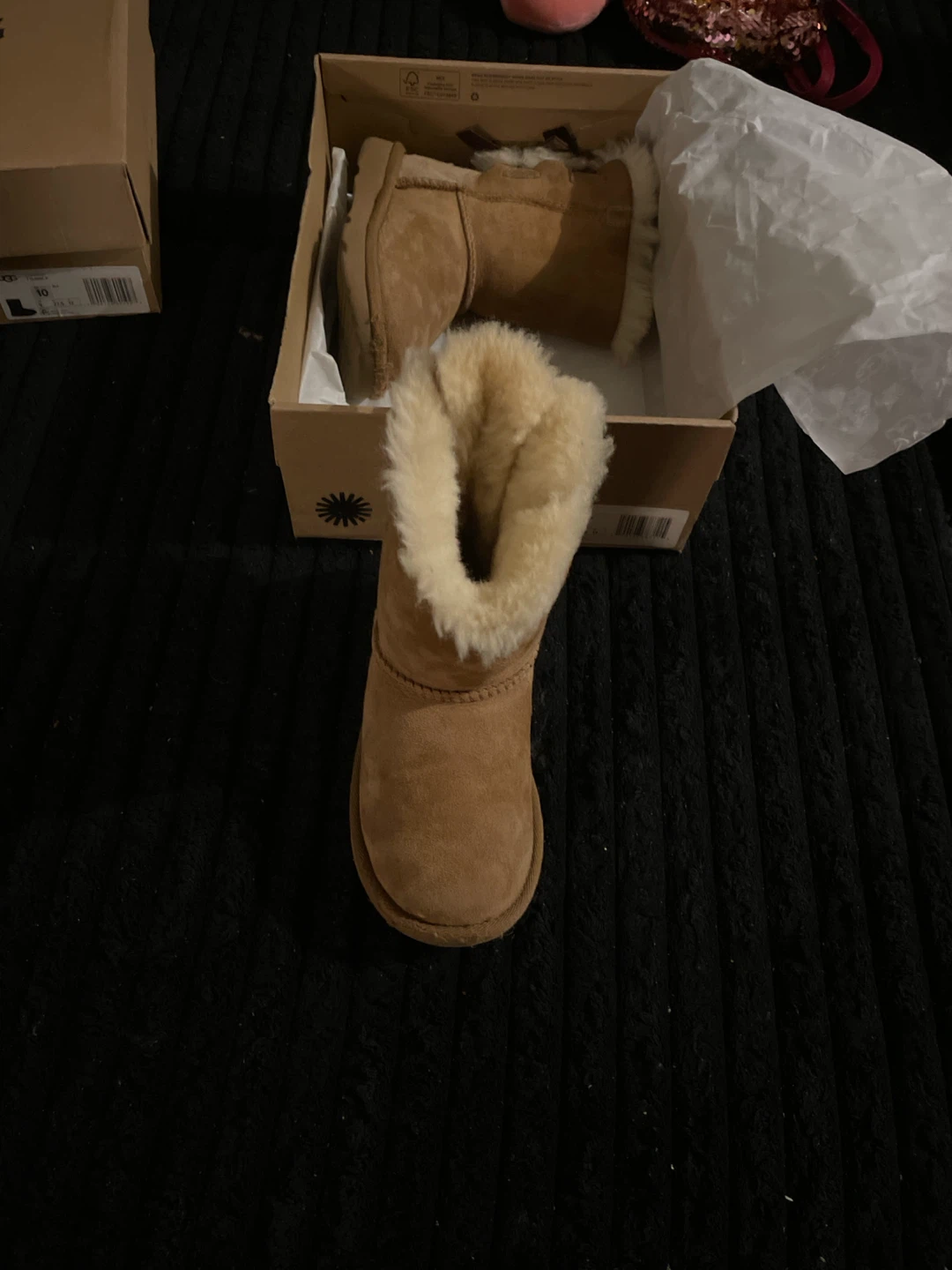 UGG Classic Mini Boots Chestnut Size 10