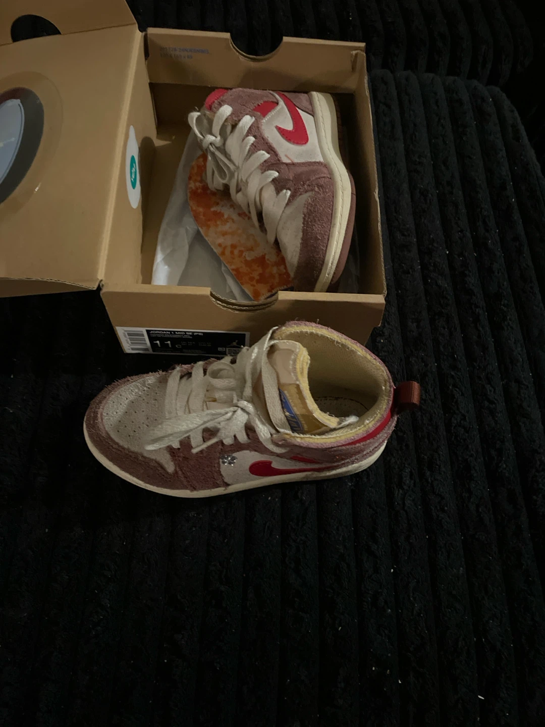 Jordan 1 Mid SE PS Sneakers