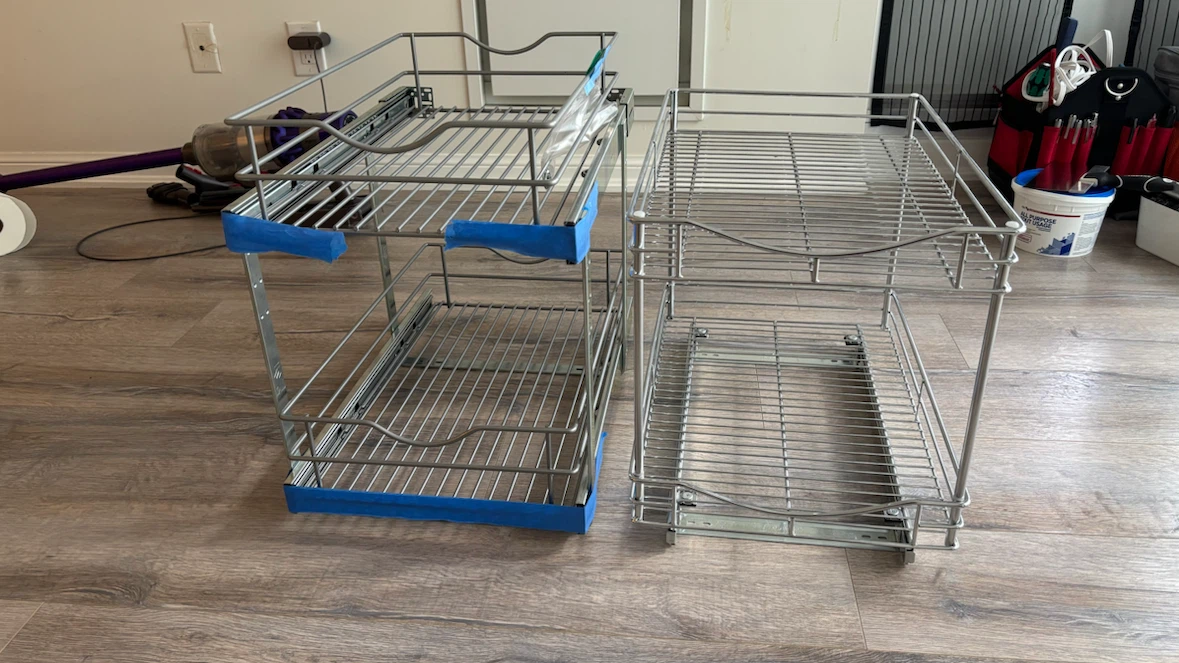 Two-Tier Sliding Cabinet Organizers - photo 2